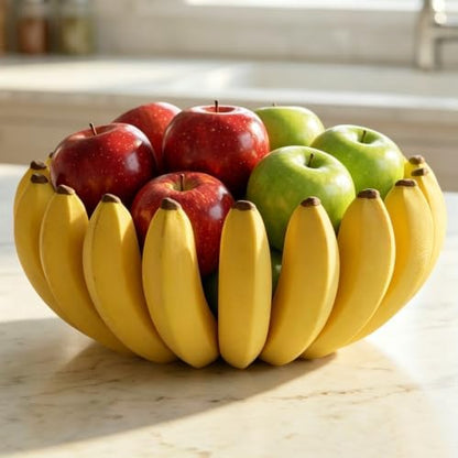 Banana Fruit Bowl, Banana Bowl, Cute Kitchen Counter Decor Basket For