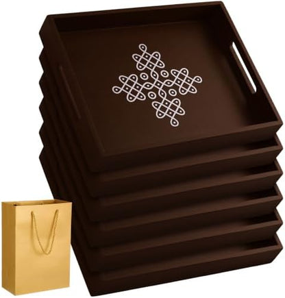 6 Set Indian Return Gifts for Pooja Tray Women Guest, Deep