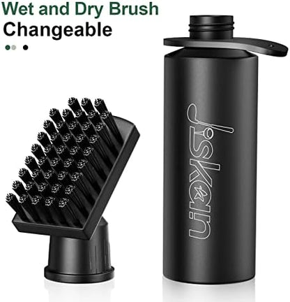 Jiskan Pro Golf Club Brush Cleaner with Retainer Clip and Squeeze