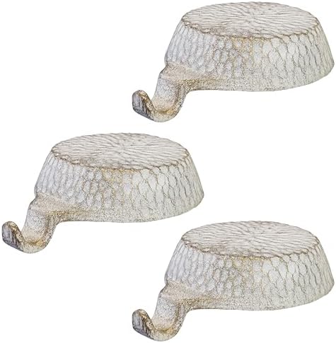 Lulu Decor, Christmas Stocking Holders for Mantle, Hammered Finish