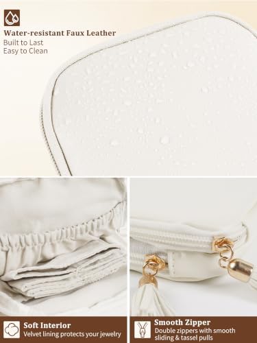 Travel Jewelry Case, 2-Layer Small Jewelry Bag, Organizer Pouch