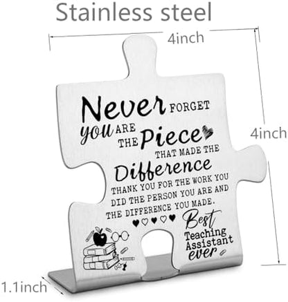 Teacher Assistant Gifts, Thank you Appreciation gifts for Teacher