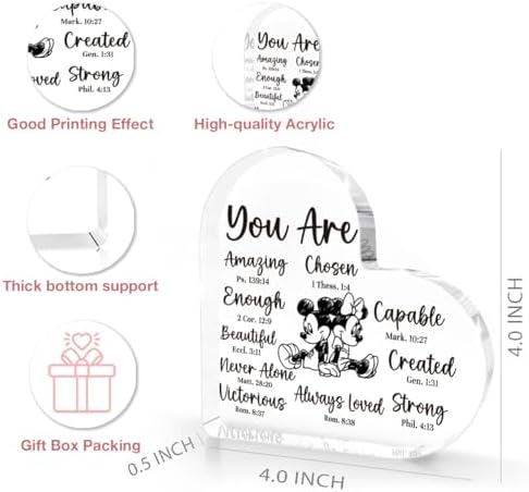 Cute Mouse Gifts for Women, Mouse Desk Decor Gift for Women Boy