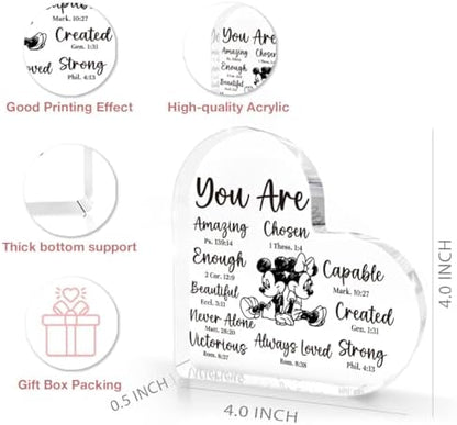 Cute Mouse Gifts for Women, Mouse Desk Decor Gift for Women Boy