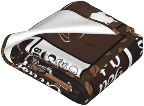 Coffee Blanket Coffee Throw Blanket Soft Fleece Flannel Bedding Gifts