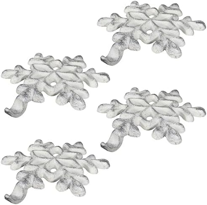 Lulu Decor, Cast Iron Christmas Snowflake Stocking Holder