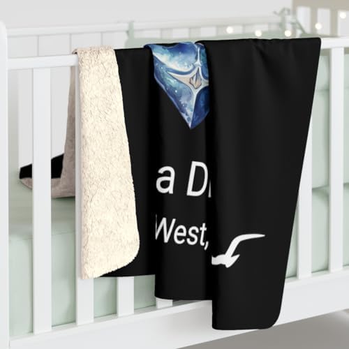 Custom Boat Owner Blanket Personalized Sherpa Fleece Nautical Boat