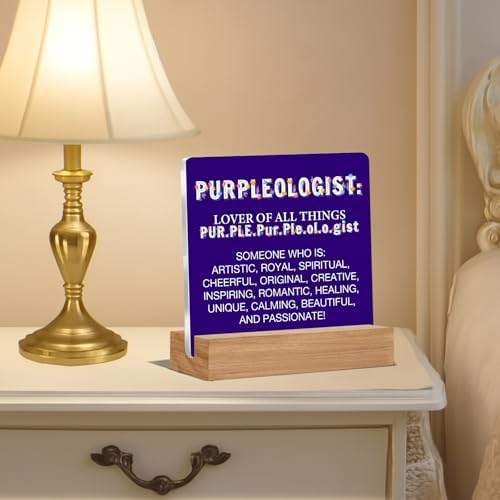 Purple Gifts for Women Men, Birthday Gifts for Mom Sister Friends