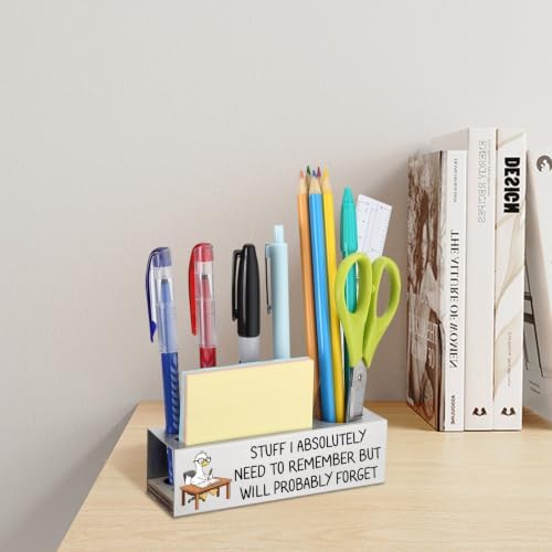 Vivopisew Funny Coworker Gift Pencil Holder for Desk, Stainless Steel