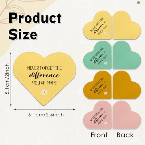 4 Pcs Never Forget The Difference You Make Thank You Gifts