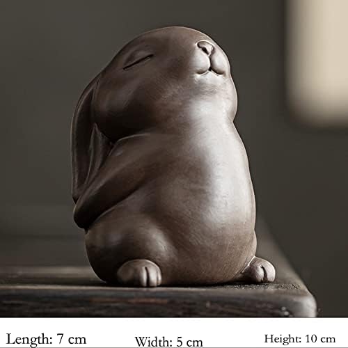 Mini Rabbit Tea Pet - Ceramics Cute Rabbit Kungfu Tea Tray Desk