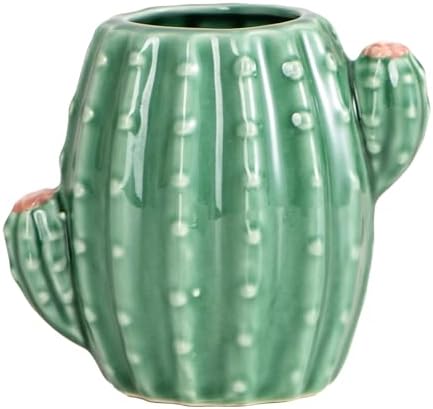 Ceramic Cactus Pen Holder Stand Cup Cactus Pencil Holder Organizer