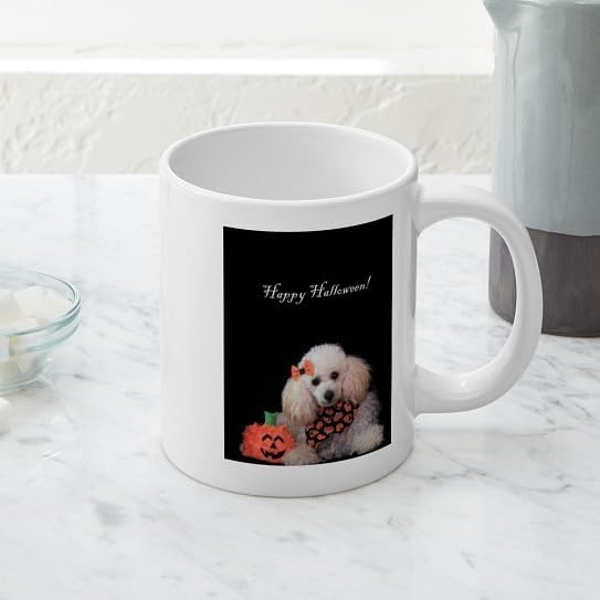 CafePress Halloween Poodle Mugs 20 oz Ceramic Coffee Mega Mug