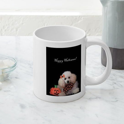 CafePress Halloween Poodle Mugs 20 oz Ceramic Coffee Mega Mug