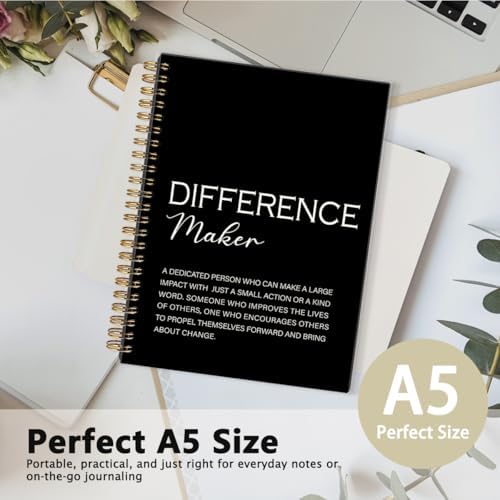 Difference Maker Gift Notebook Journal, Thank You Gifts for Women Men