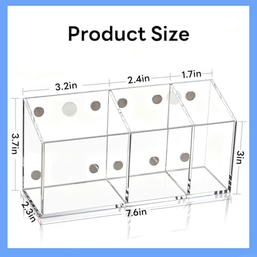 Magnetic Dry Erase Marker Holder for Whiteboard & Fridge & Locker