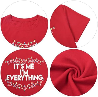 Christmas Couples His and Her Shirt: Family Matching Xmas Outfits Sets