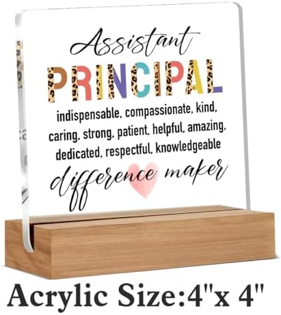 Assistant Principal Appreciation Gifts for Women Men, Thank You Gifts