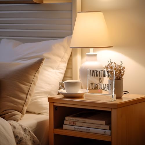 Inspirational Desk Decor, Motivational Desk Decorative Clear Acrylic