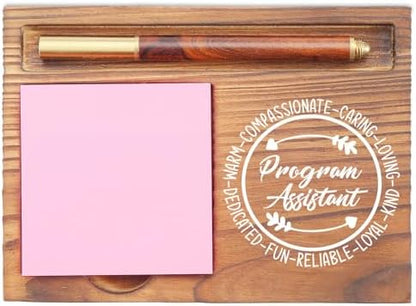 Program Assistant Sticky Note Holder, Appreciation Gifts for Program