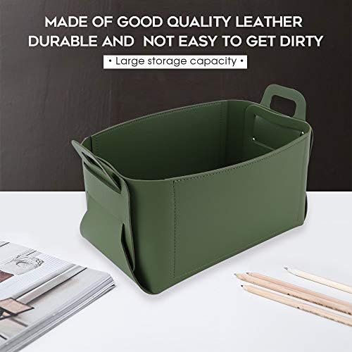 KINIVA Gift Baskets for Present-Valet Tray Organizer - Leather Dresser