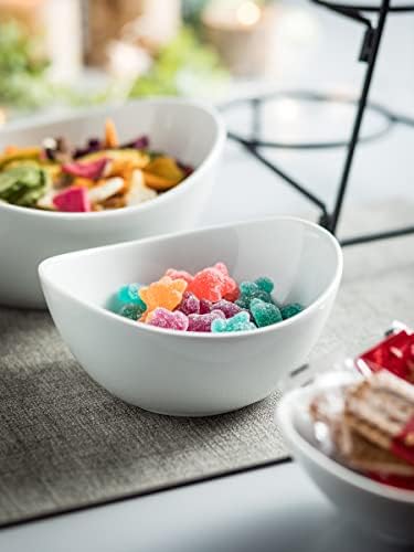 Miamolo 3 Tier Serving Bowls with Stand, Chip and Dip Bowl for