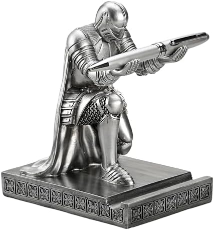 Windbreaker Soldier Knight Pen Holder Personalized Desk Accessory