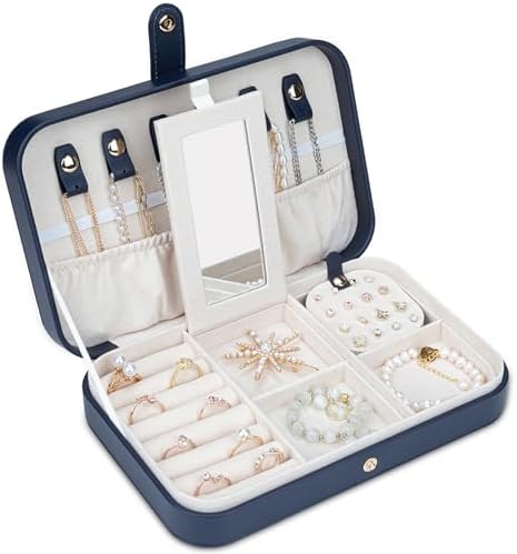 Small Jewelry Box, Travel Jewelry Case Portable Jewelry Boxes for