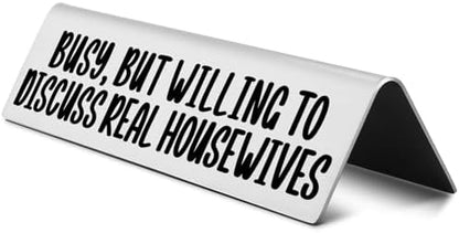 Funny Coworker Appreciation Desk Sign, Thank You Gift for Office Team