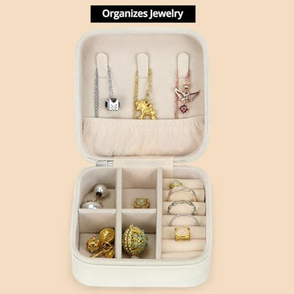 QWORK Travel Jewelry Case - 6 Pack Small Jewelry Travel Organizer Box