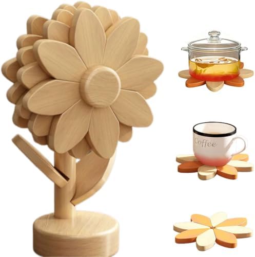 Sunflower Trivets for Hot Dishes & Pans,Xmas Housewarming Gifts New