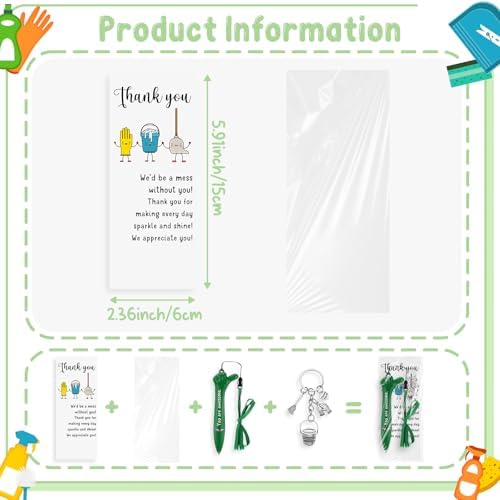 Suncalla 36 Sets Housekeeping EVS Week Gifts Thumb up Pen Keychain