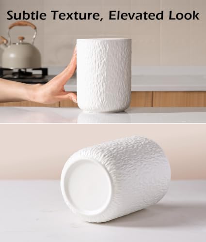 Kitchen Utensil Holder for Countertop, Ceramic Utensil Crock with