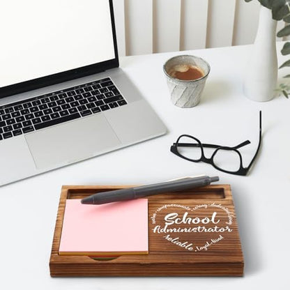 School Administrator Gifts Self-Stick Note Pad Holders