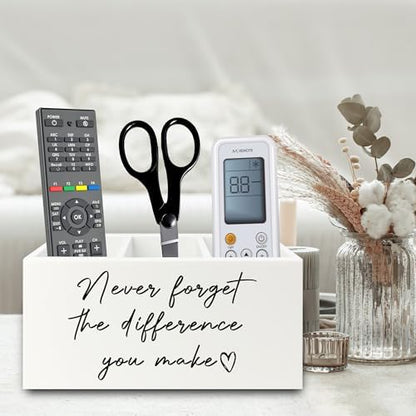 Difference Maker Gift Pen Pencil Holder Organizer for Desk, Thank You