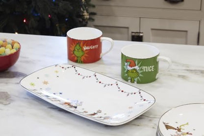 Lenox Merry Grinchmas Porcelain Christmas Serving Tray