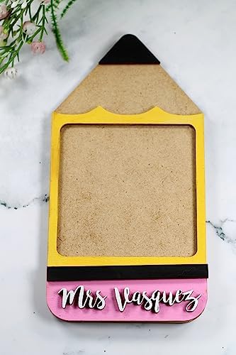 Personalized Teacher Post It Note Holder - Teacher Appreciation Gift