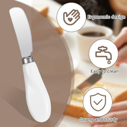 3 Pack Stainless Steel Butter Knife Cheese Spreader Knife with
