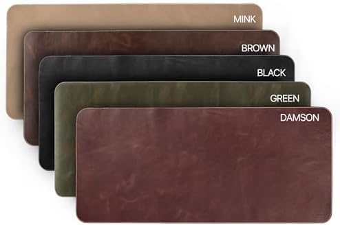 Londo Top Grain Leather Extended Mouse Pad – Large Desk Mat for Office