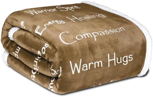 Compassion Blanket (Brand)- Strength Courage Super Soft Warm Hugs, Get