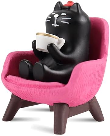 Cat Figurines Desk Decor Cat Gifts for Women Cat Lovers Gifts Cute