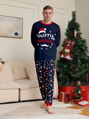 Christmas Family Pajamas Set Long Sleeve Matching Festival Lounge PJ