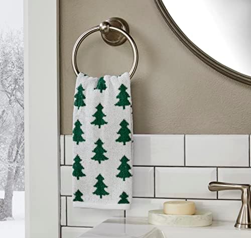 SKL Home Christmas/Winter Holiday Trees Hand Towel Set-2pc