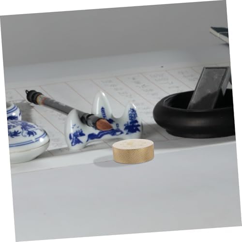 Brass Paperweight for Calligraphy Writing Office Desk