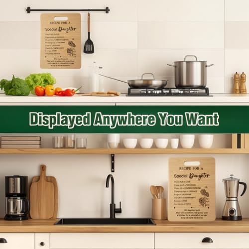 Gifts for Daughter Birthday Gift Ideas, Recipe Cutting Board for
