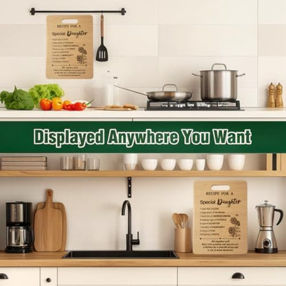 Gifts for Daughter Birthday Gift Ideas, Recipe Cutting Board for
