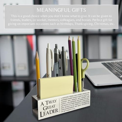 akeke Team Leader Appreciation Gifts for Men, Leader Pen Holder