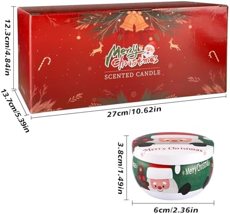 24 Pack Christmas Scented Candles - Natural Soy Wax Advent Candles