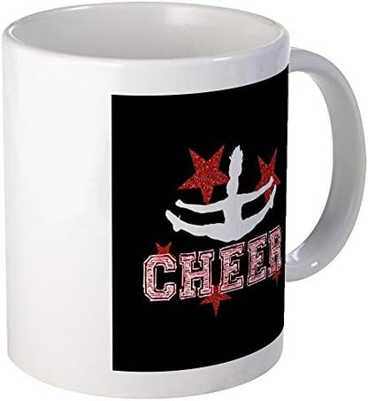 CafePress Cheerleader Black And Red Mugs 11 oz (325 ml) Ceramic Coffee