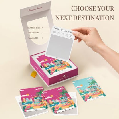 Miami Adventure Bucket List Cards, 50 Scratch-Off Cards Unique Local